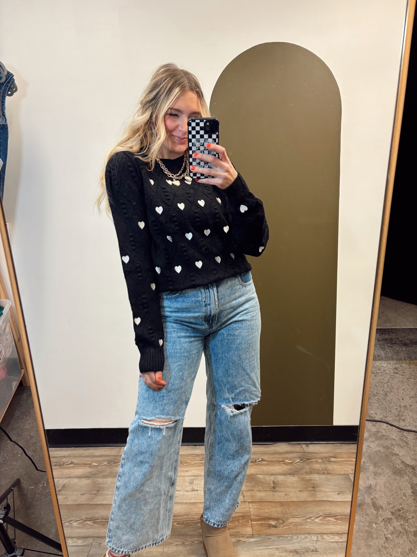 Cross My Heart Sweater