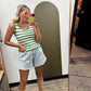 Lyla Stripe Tank (Green)