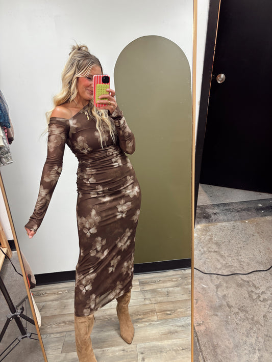 Lyra Print Maxi Dress