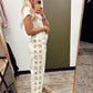 Kiki Crochet Pant (Cream)