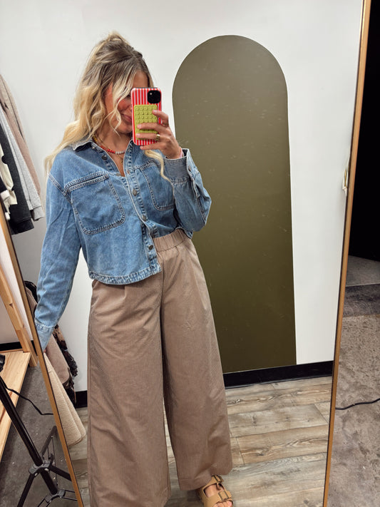 Romi Denim Shacket