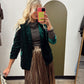Velvet Dreams Blazer (Hunter)