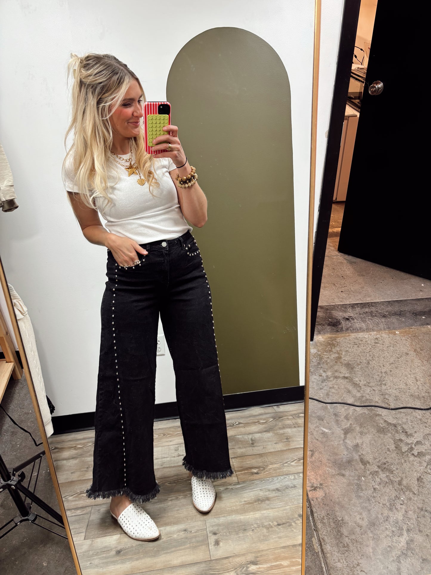 Camila Stud Jean (Black)