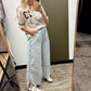 Cool Casual Button Chambray Pant