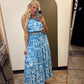 Boho Babe Maxi Set (Blue)