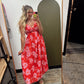 Oahu Tropical Midi Dress