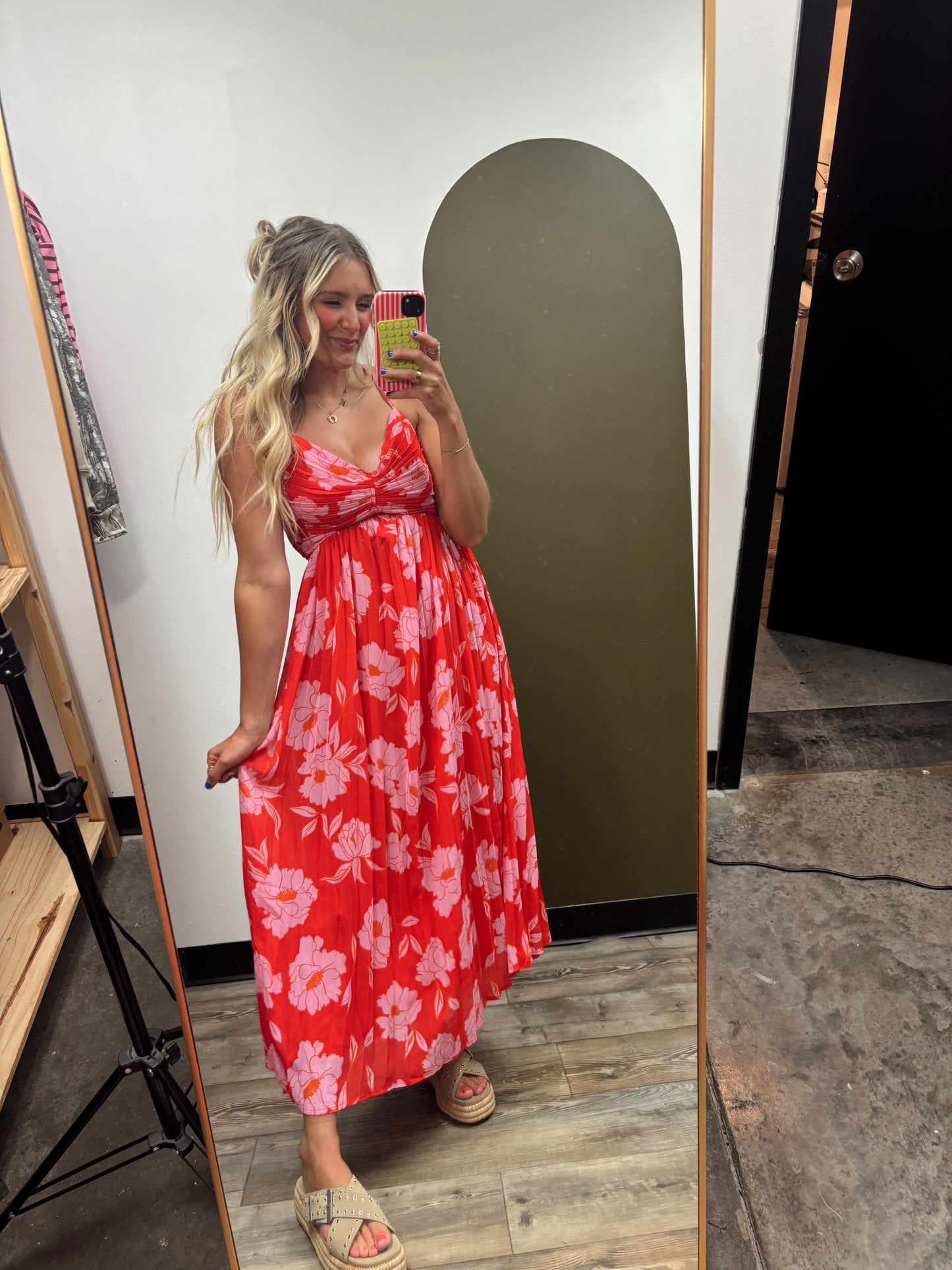 Oahu Tropical Midi Dress