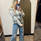 Box Car Plaid Top (Khaki)