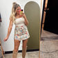 Floral Jaquard Skort