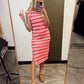 Candy Stripe Knit Dress