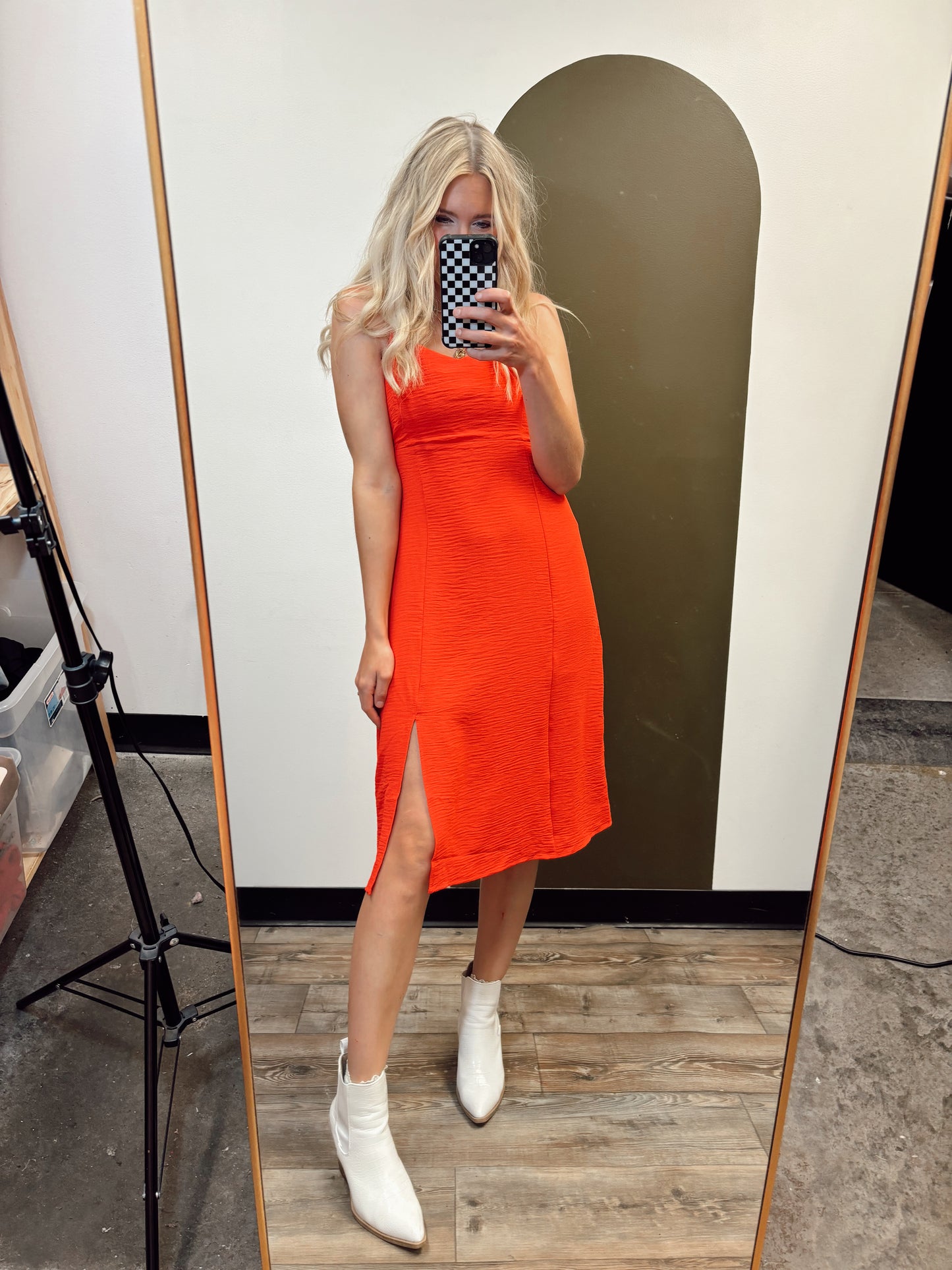 Summer Vixen Tie Dress (Red)