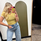 Essential Ringer Tee (Mustard)