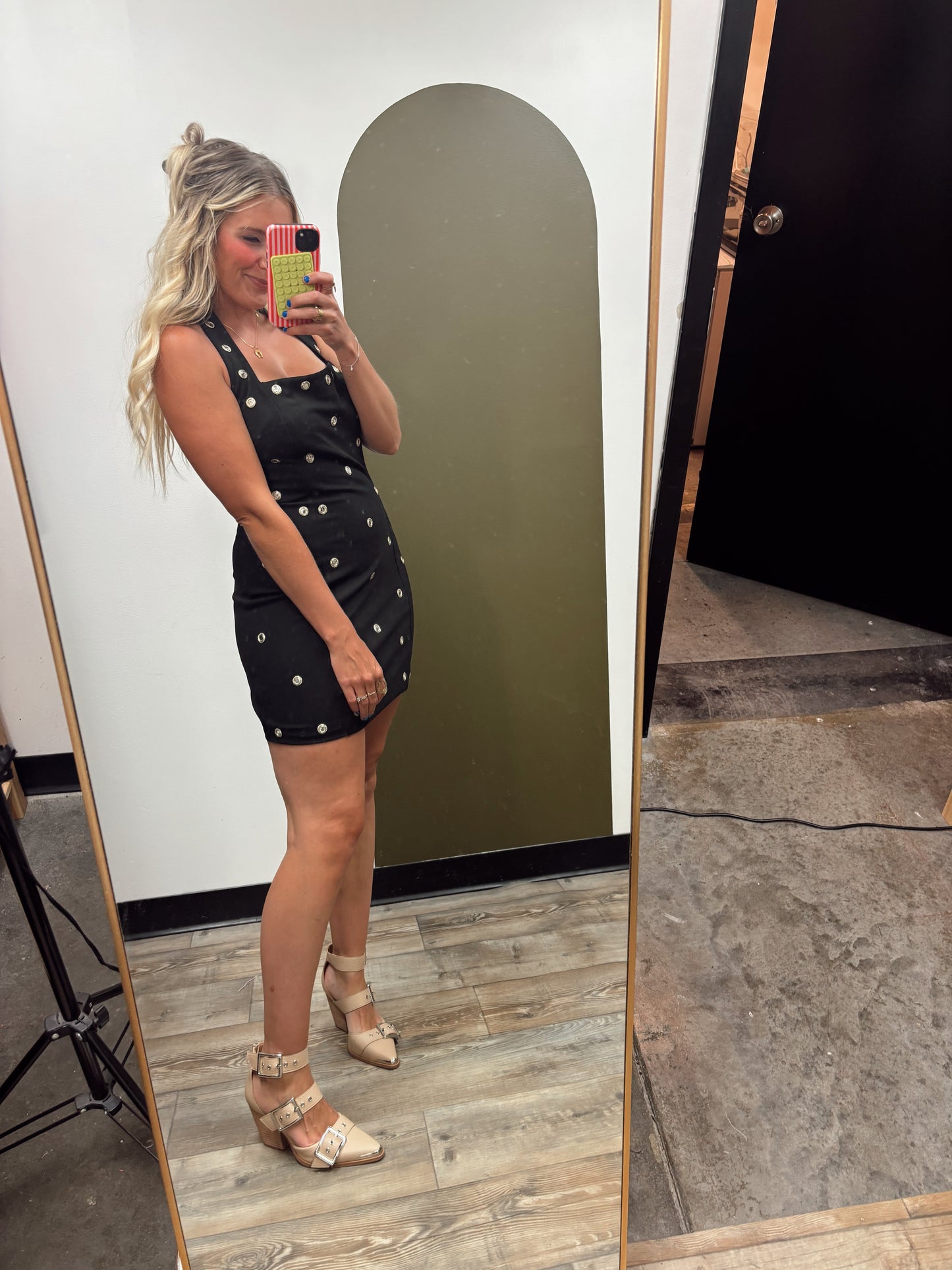 Reflect The Dots Mini Dress