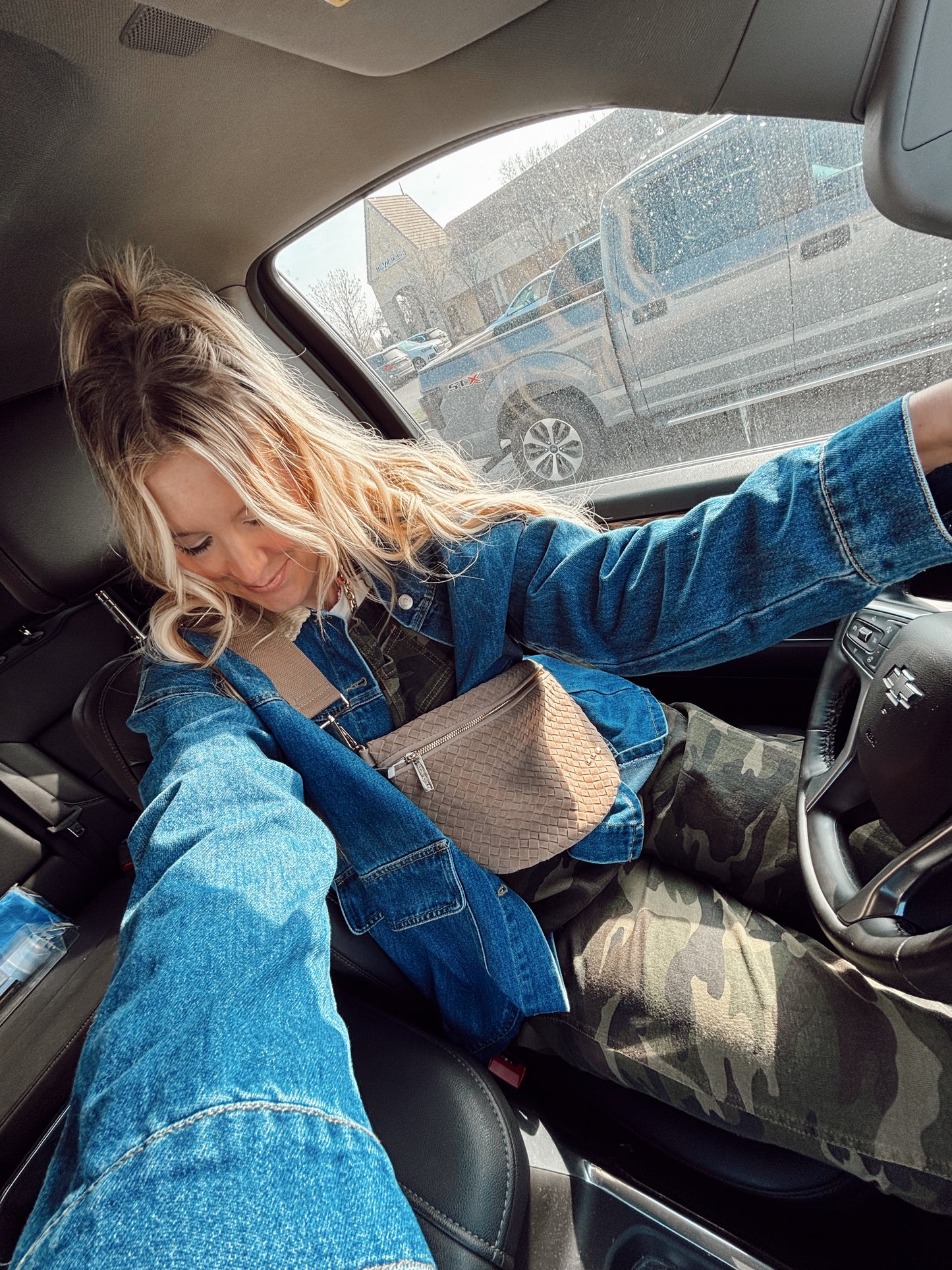 Suede Westlyn Bum Bag (Dark Taupe)