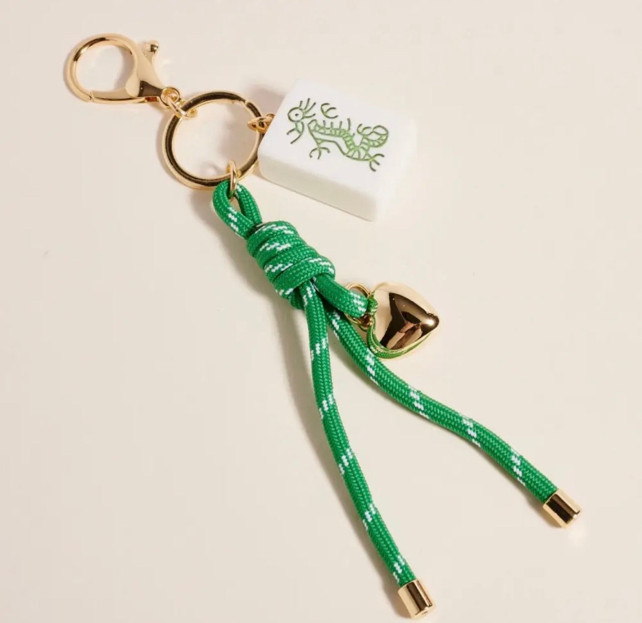 Mahjong Heart Keychain