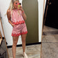 American Nights Stripe Short Set