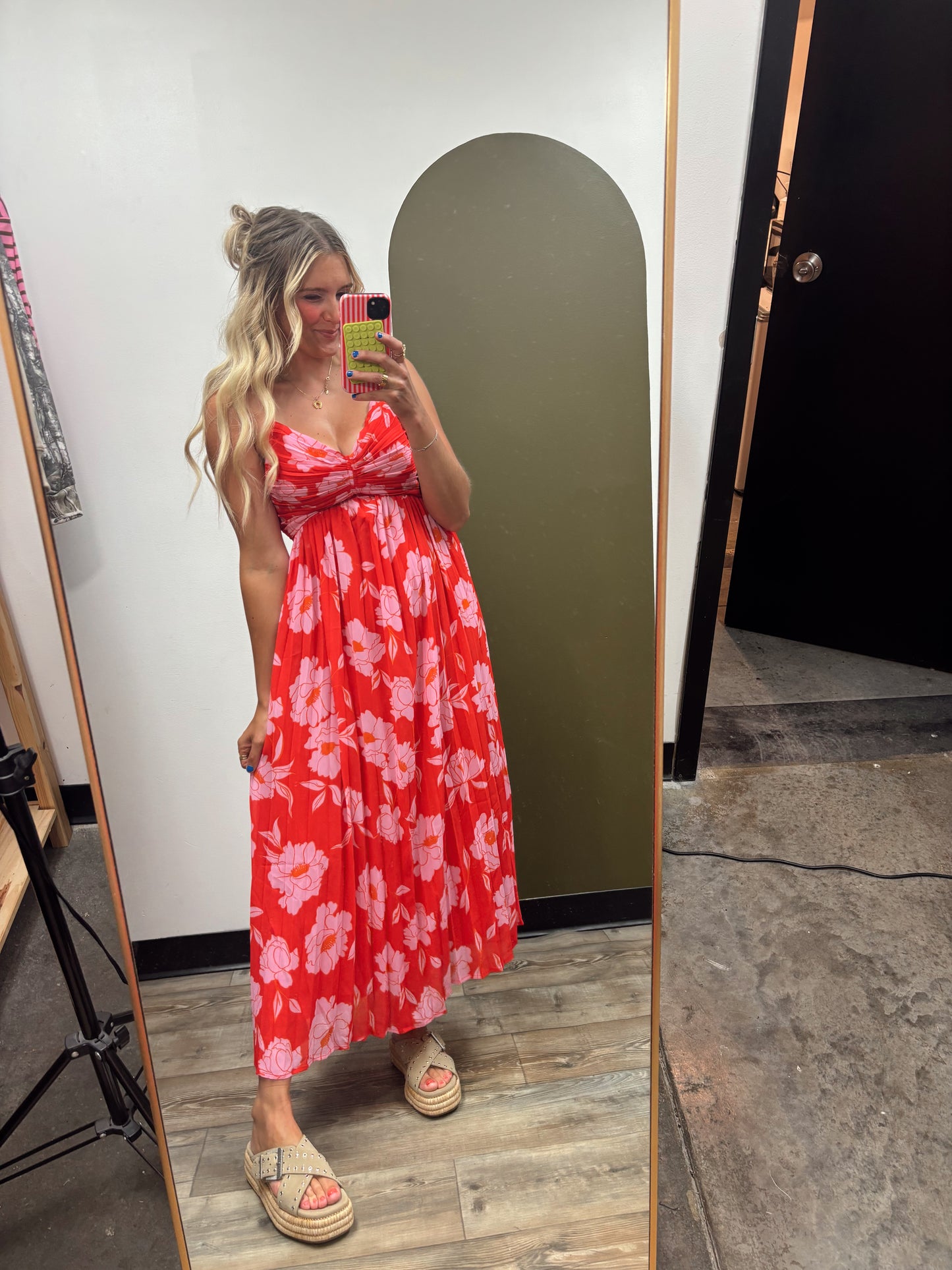 Oahu Tropical Midi Dress