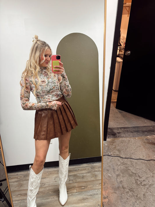 Dayna Floral Sheer Top