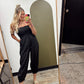 Capri Balloon Jumpsuit (Black)