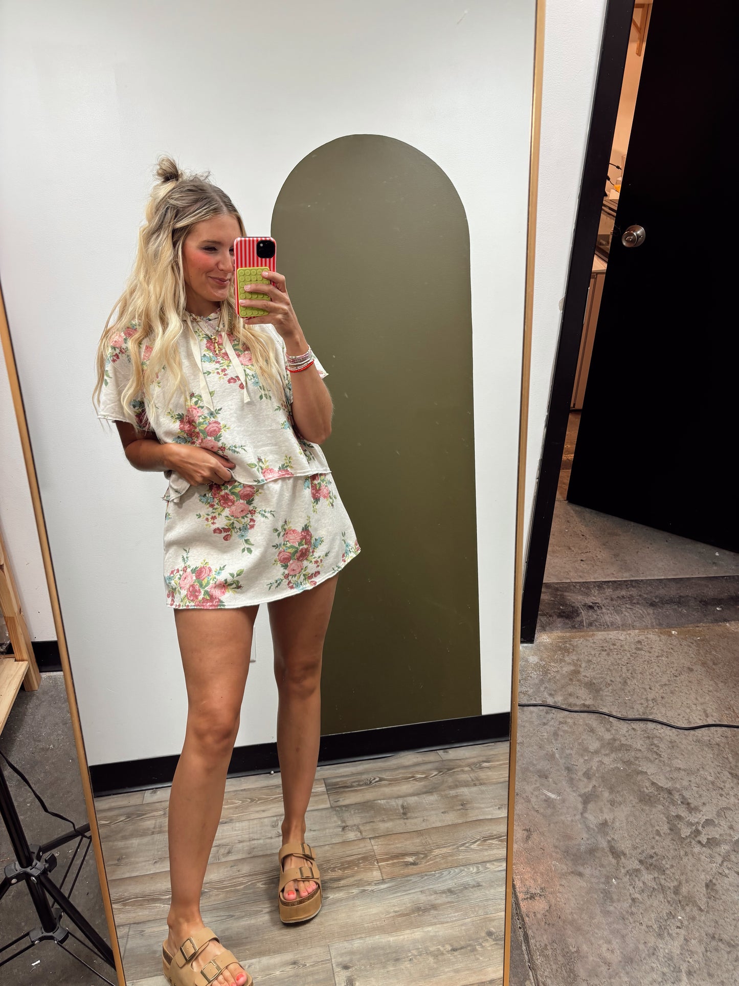 Margot Floral Skort Set