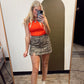 Cheetah Skort