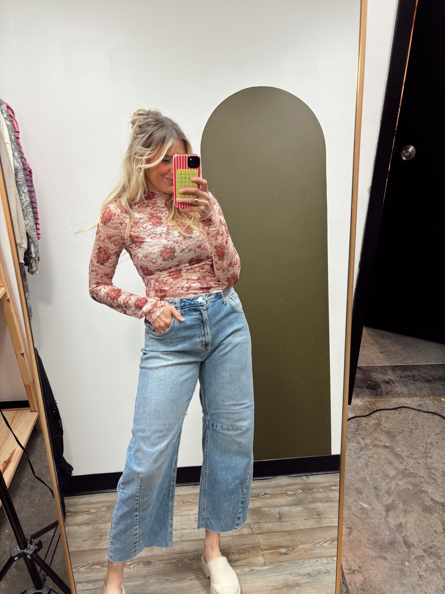Cherry Blossom Sheer Top