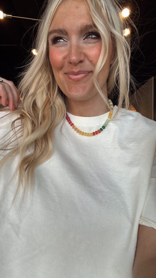 Rainbow Gem Necklace (Sunny Day)
