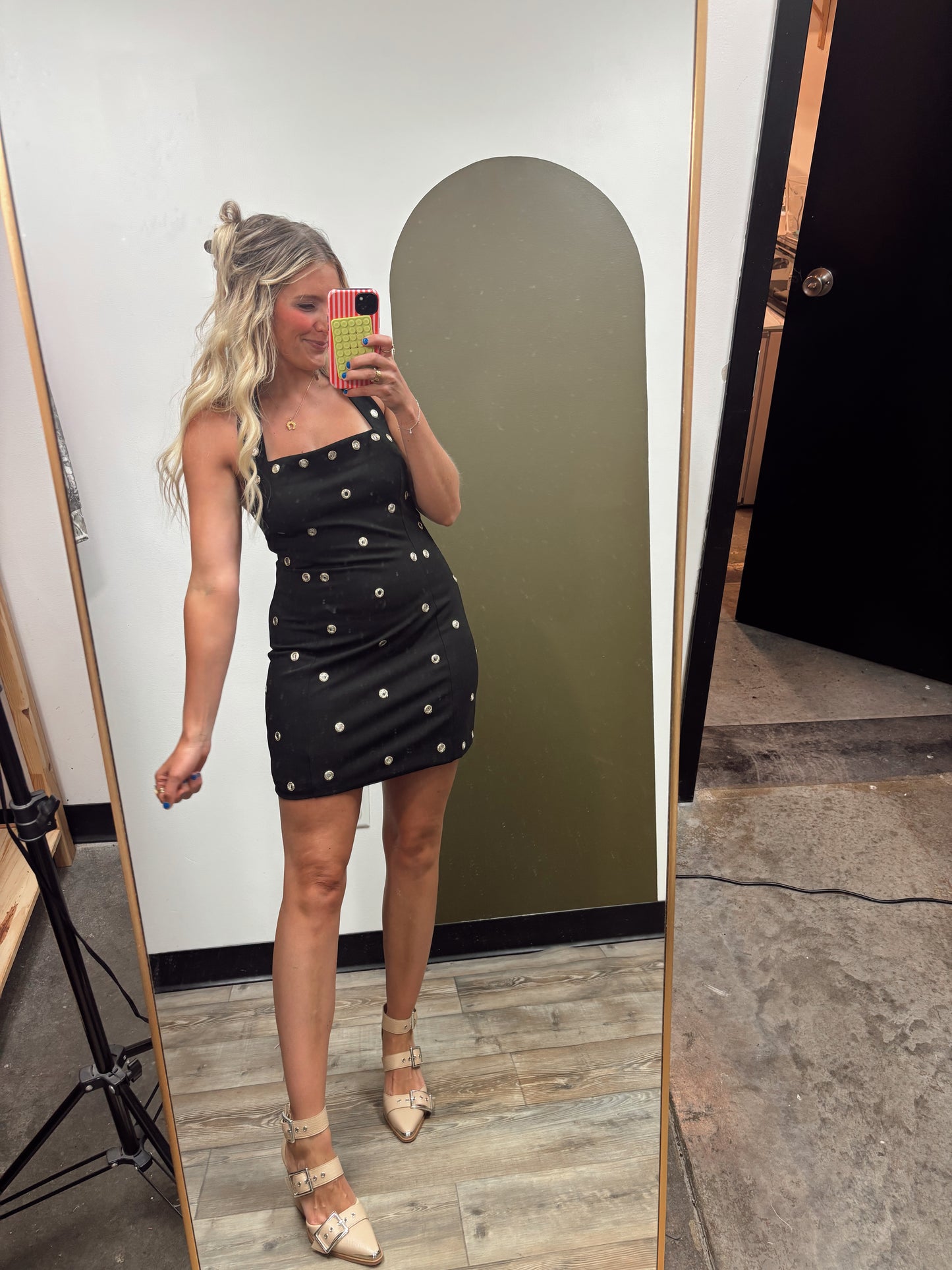 Reflect The Dots Mini Dress