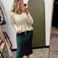Tana Tie Sweater (Cream)