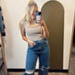 Khloe Scoop Top (Khaki)