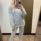 Babe In Bows Set (Grey)