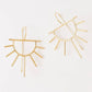 Half Sun Threader Earring