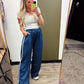 Navy Stripe Pant