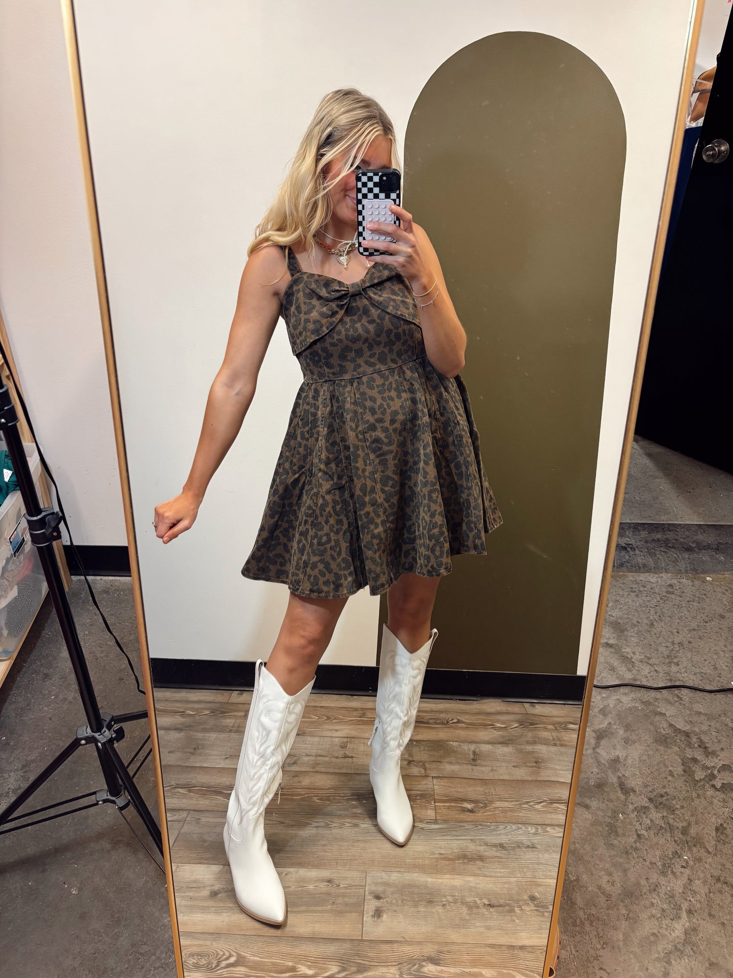 Never Boring Leopard Dress