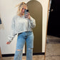 Stay In Sweat Top (Grey)