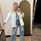 Ronnie Oversize Shacket (Cream)
