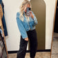 Laurel Denim Puff Jacket