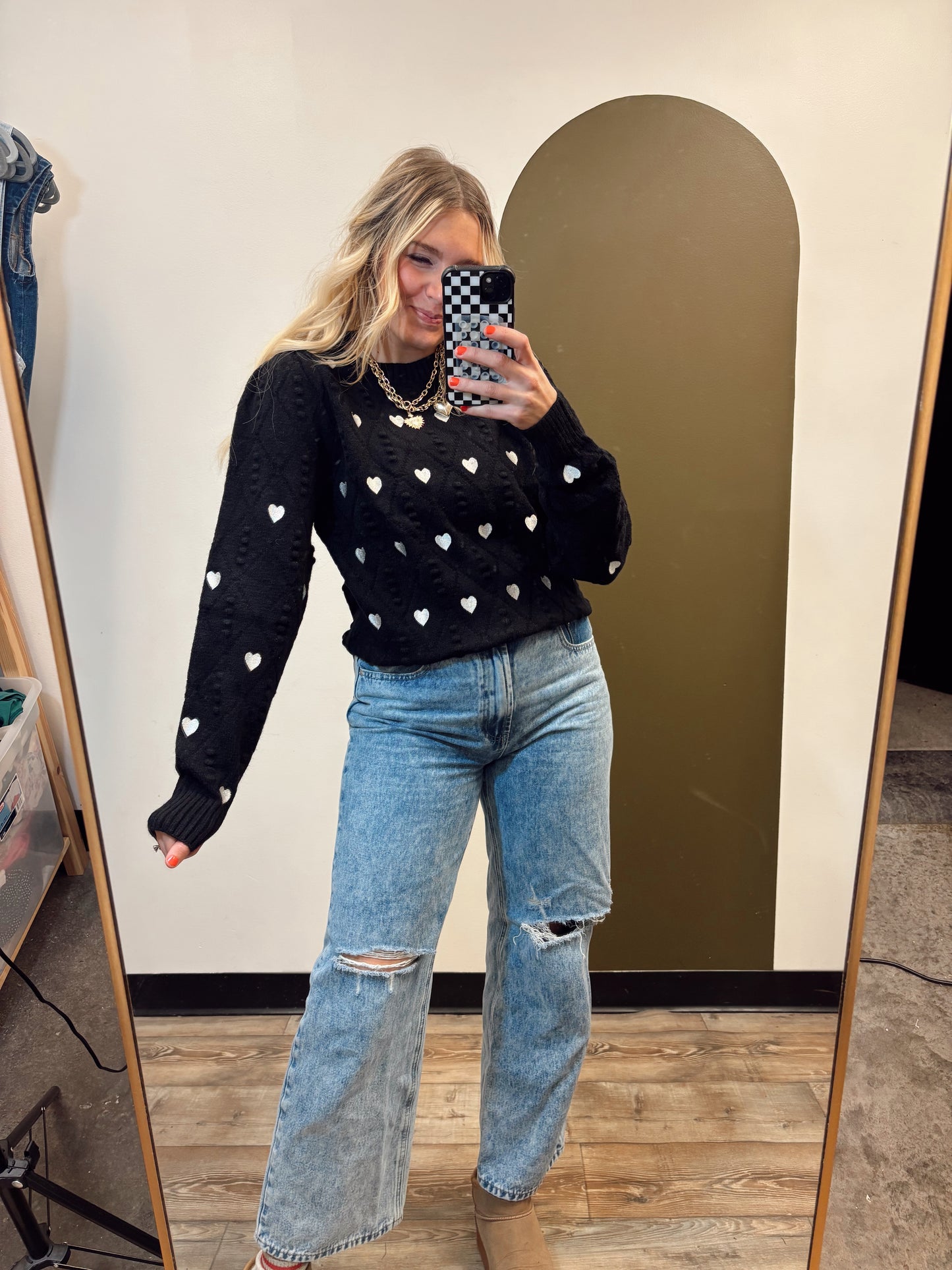 Cross My Heart Sweater