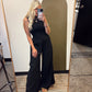 Kathy Button Jumpsuit (Black)