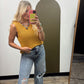 Madilyn Sequin Knit Top (Yellow)