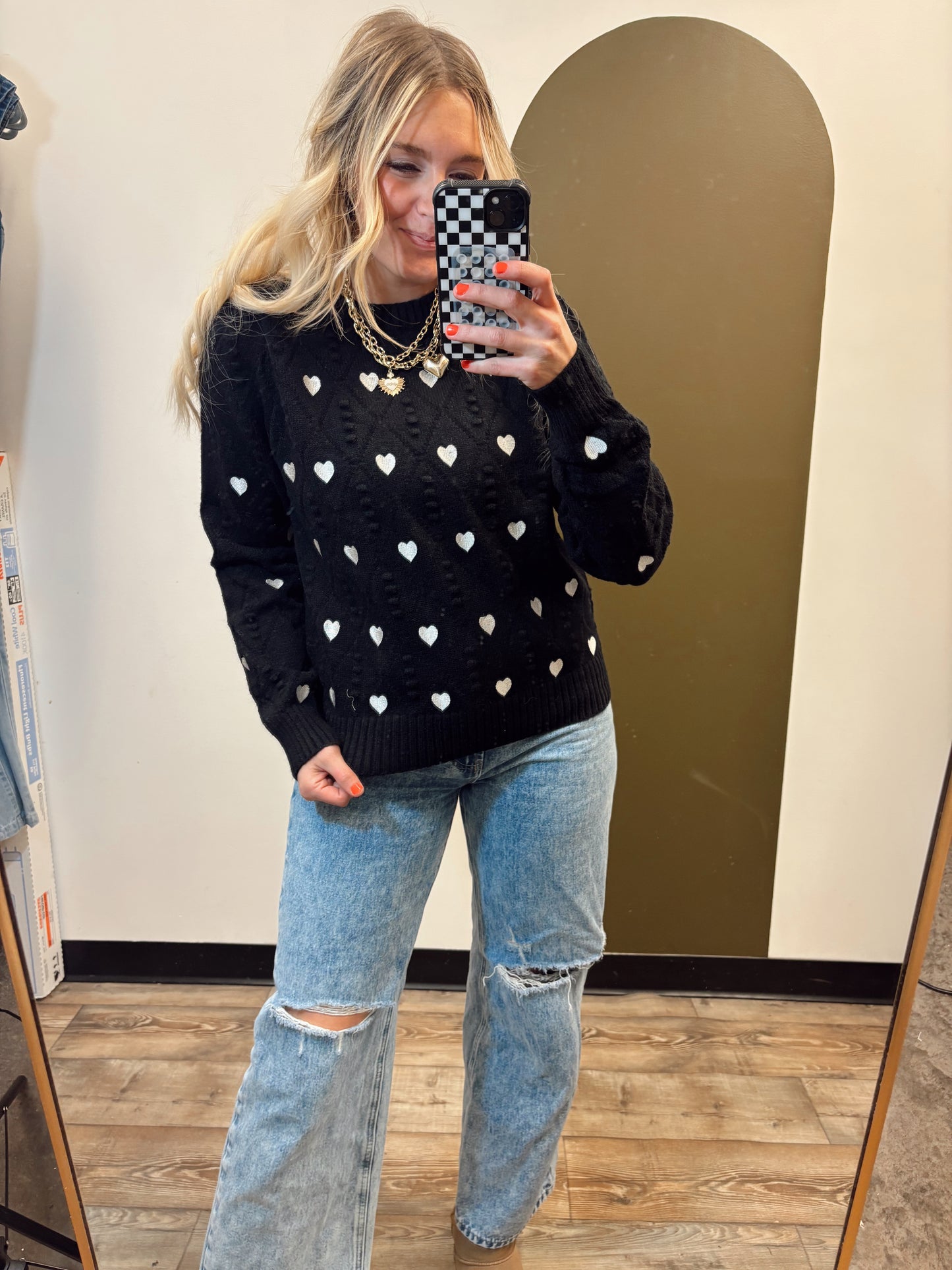 Cross My Heart Sweater