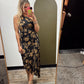 Total Eclipse Pleat Dress (Floral Print)