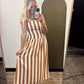 Mona Stripe Midi (Camel)