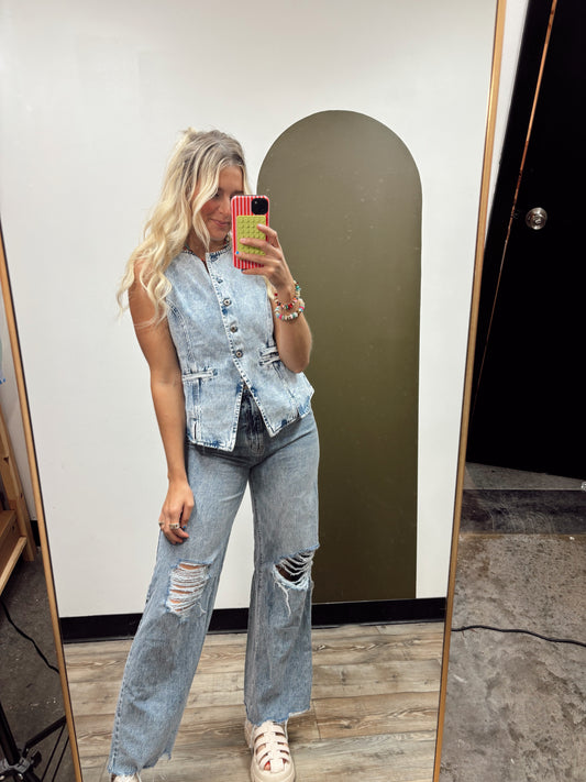Gwendolyn Denim Vest