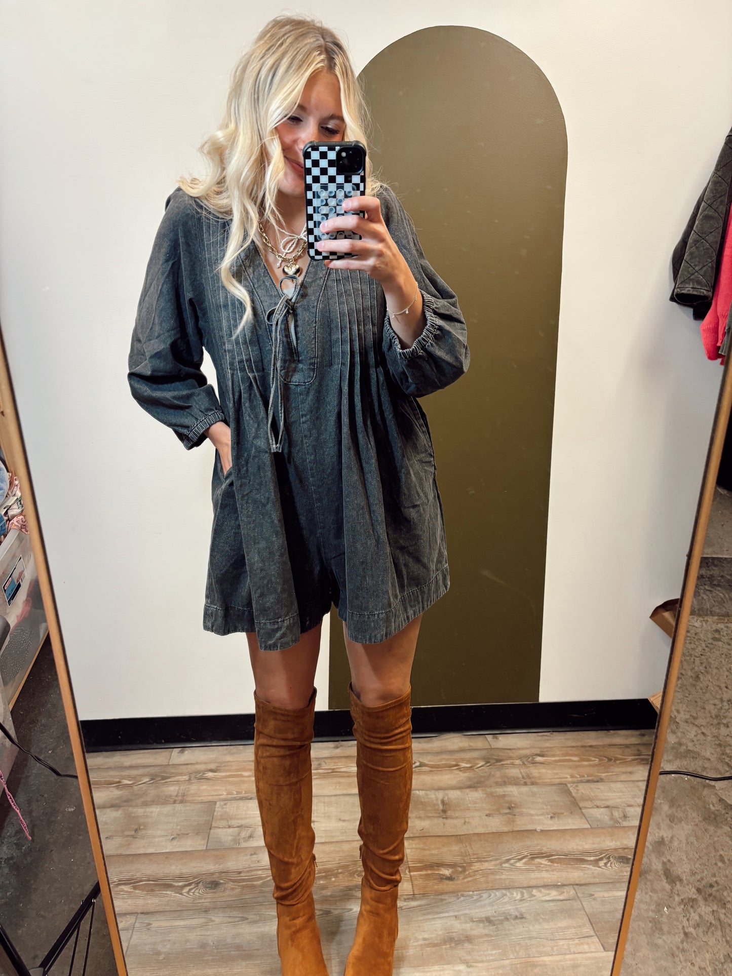 LaLa Long Slv Romper