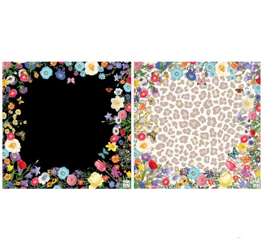 Double the Fun/Floral Double Sided Mat