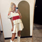 Diana S/S Stripe Sweater (Red)