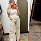 Nature Camo Wide Leg Pant
