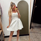 Bid Day Halter Dress (White)