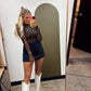 Star Mesh Thumbhole Top